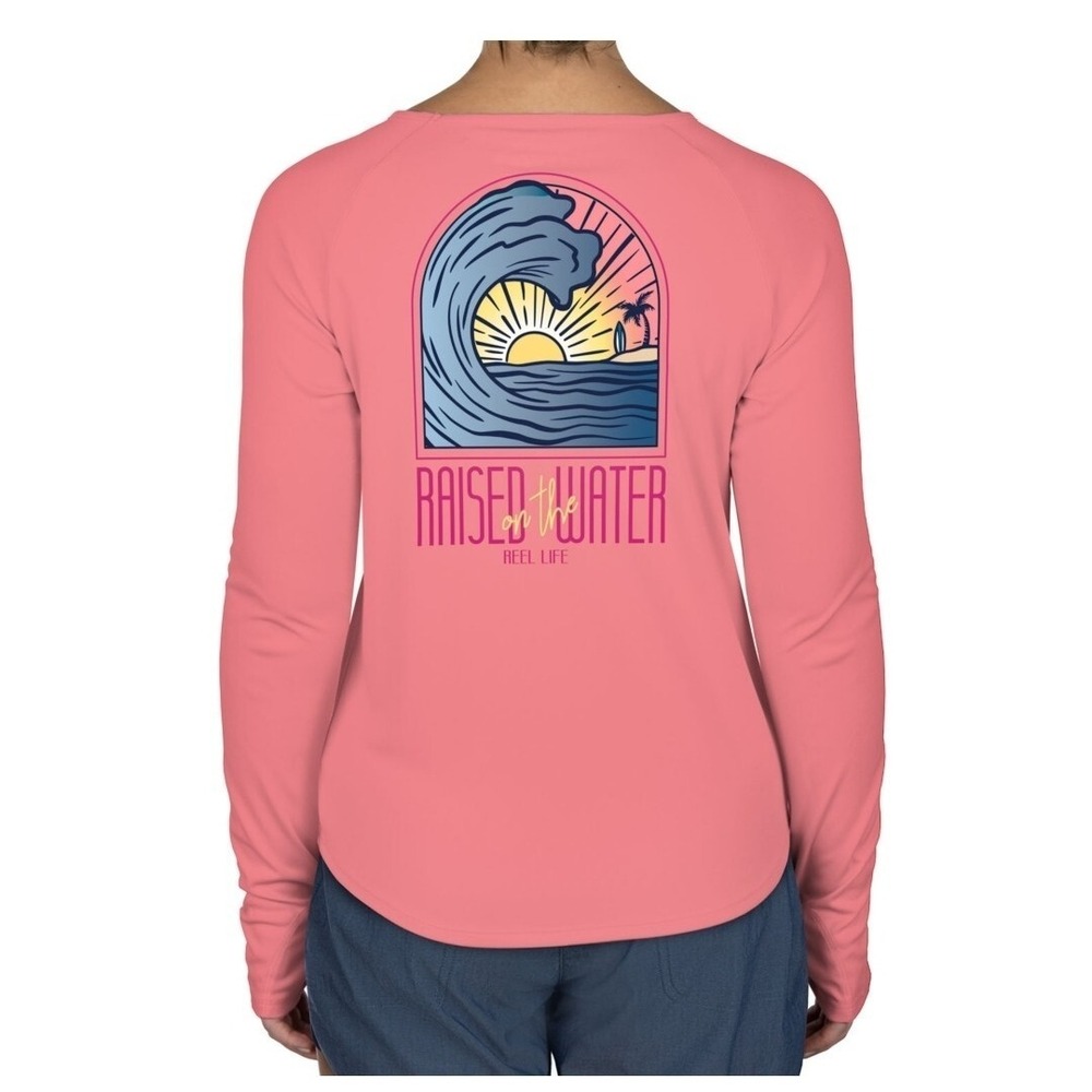 Reel Life Ladies UV Long Sleeve Tee Large
